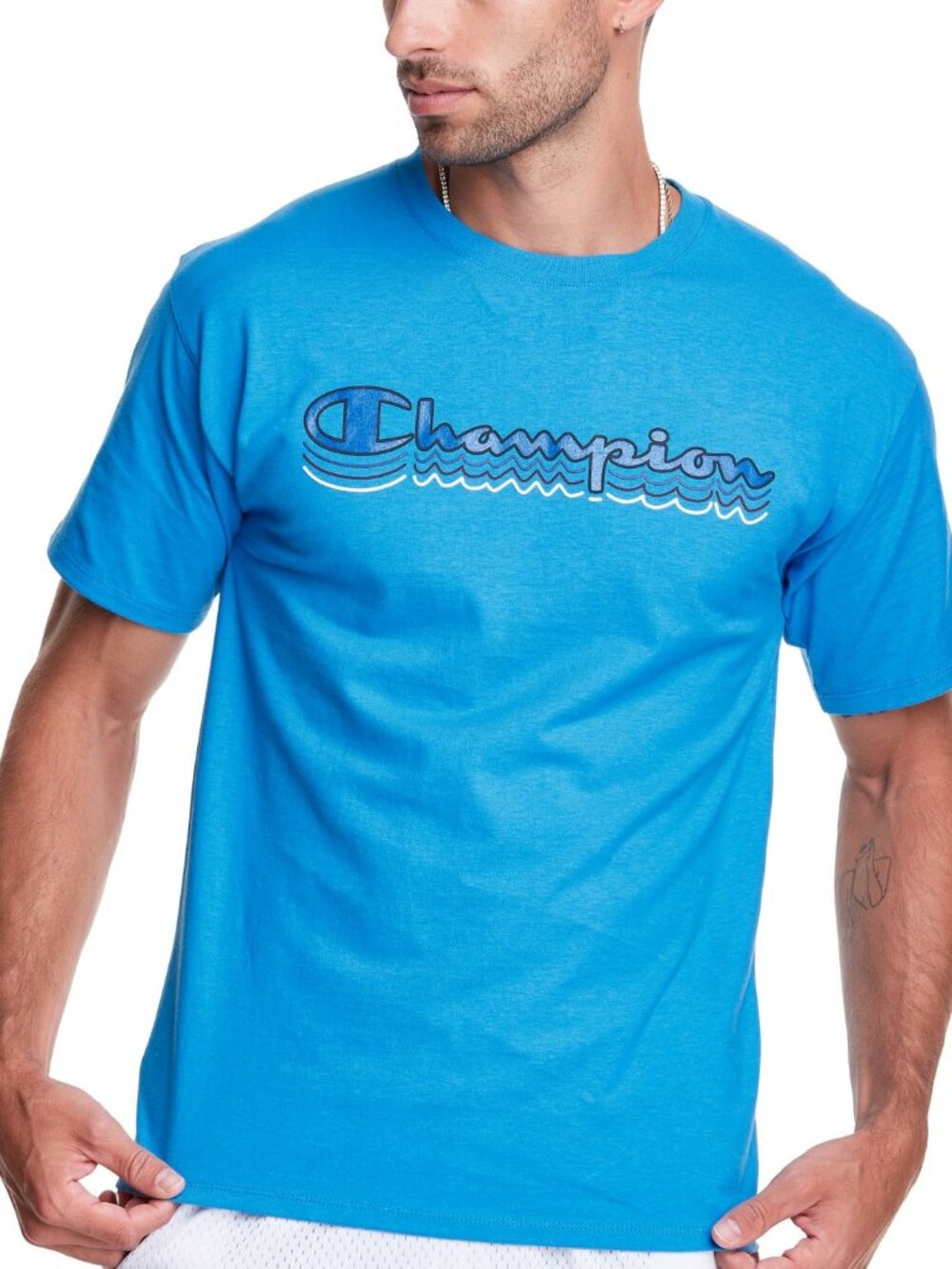 Champion Mens Classic Logo Graphic T-Shirt - Picture 1 of 1
